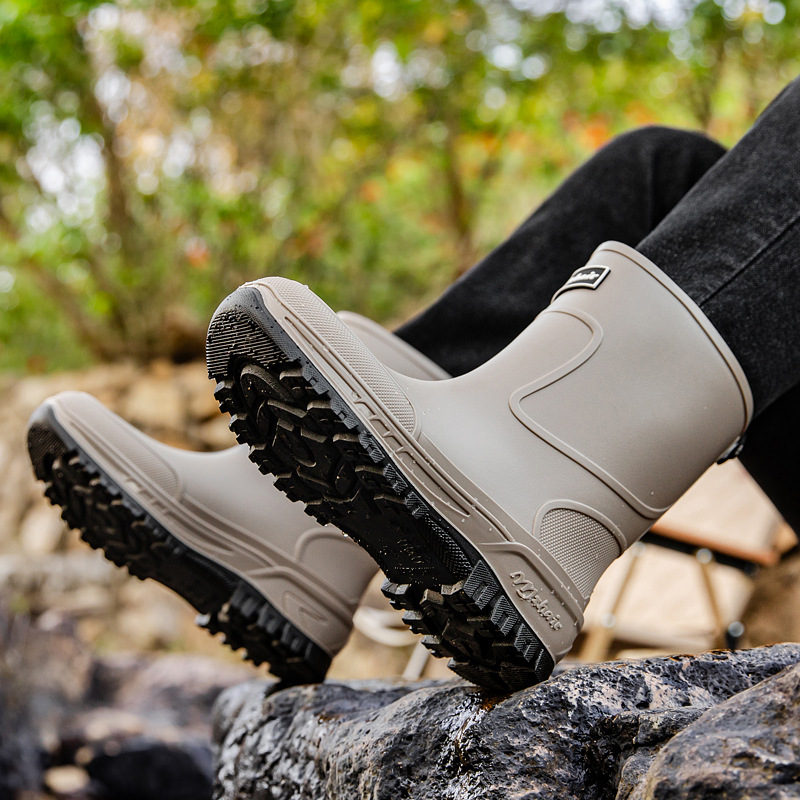 Fishing Boots - أحذية مطر رجالية مقاس 36-47 مقاومة