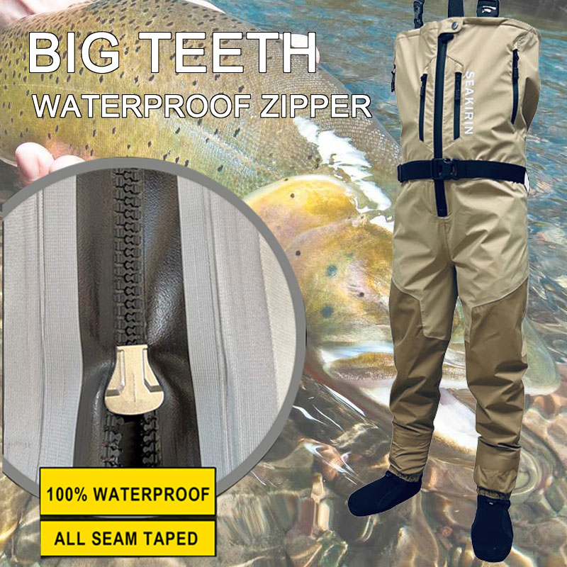 Fishing Pants Waterproof - سراويل صيد السمك بسحاب أمامي قابلة