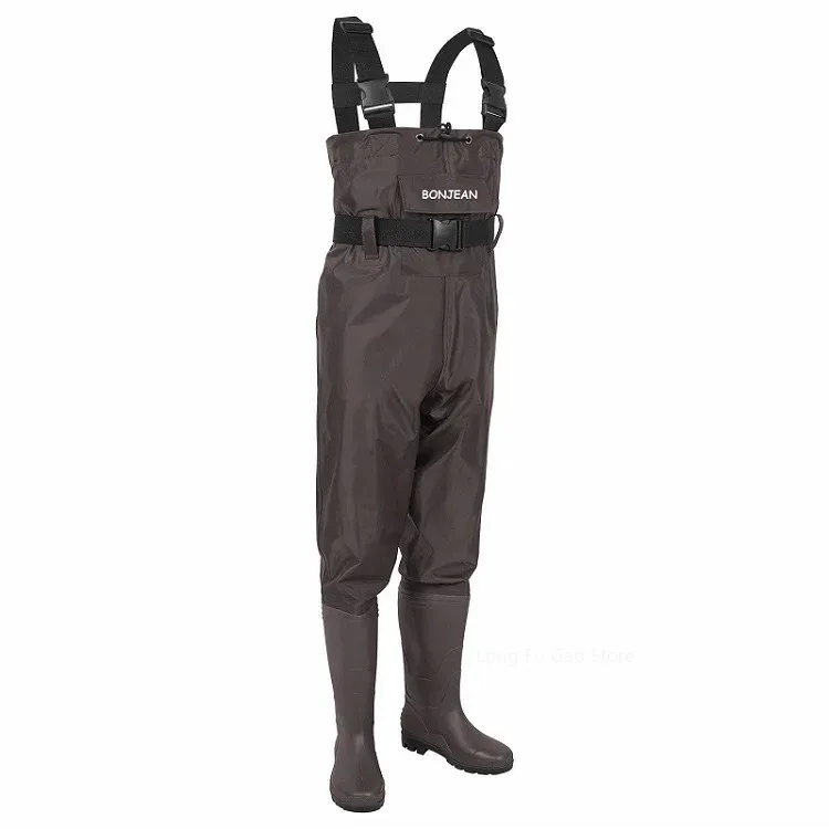 Fishing Pants Waterproof - خواضون الصيد السراويل وزرة مع الأحذية