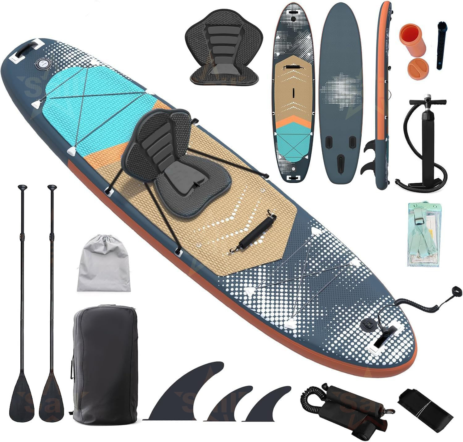Fishing Backpack - لوح تجديف قابل للنفخ متعدد الاستخدامات