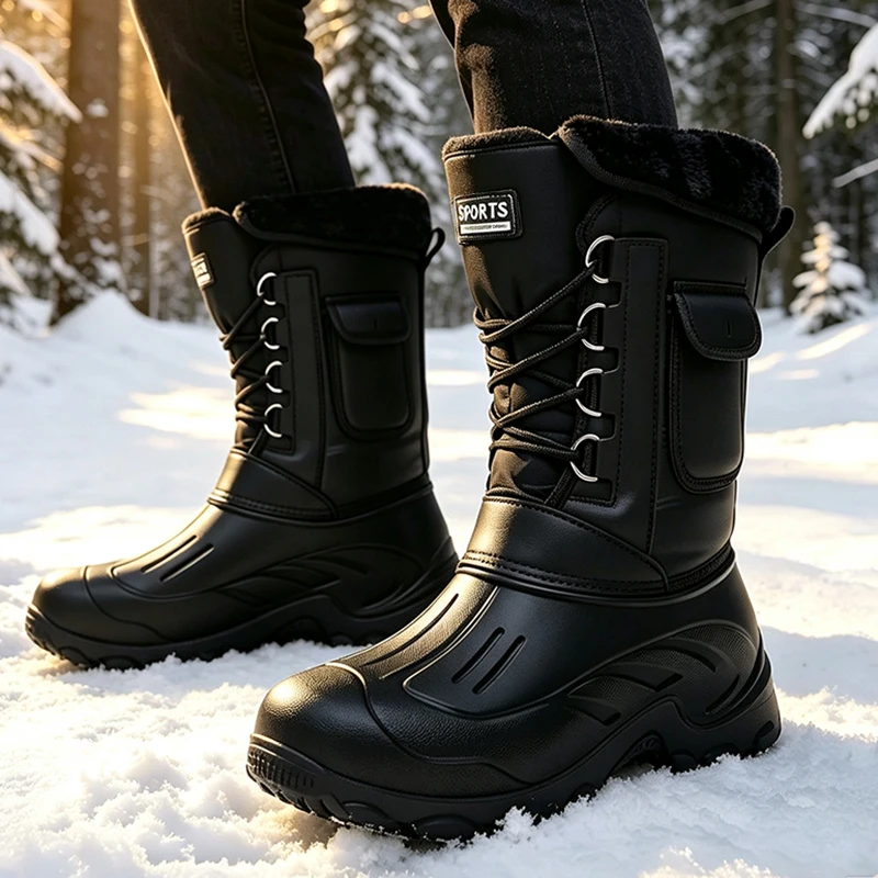 Fishing Boots - أحذية شتوية رجالية للثلج، أحذية صيد