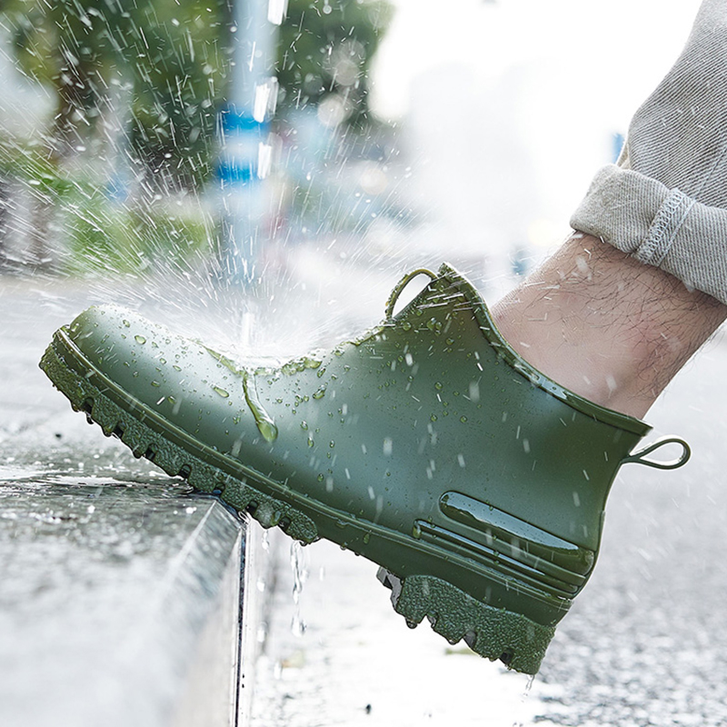 Fishing Boots - مقاوم للماء منصة أحذية المطر للرجال