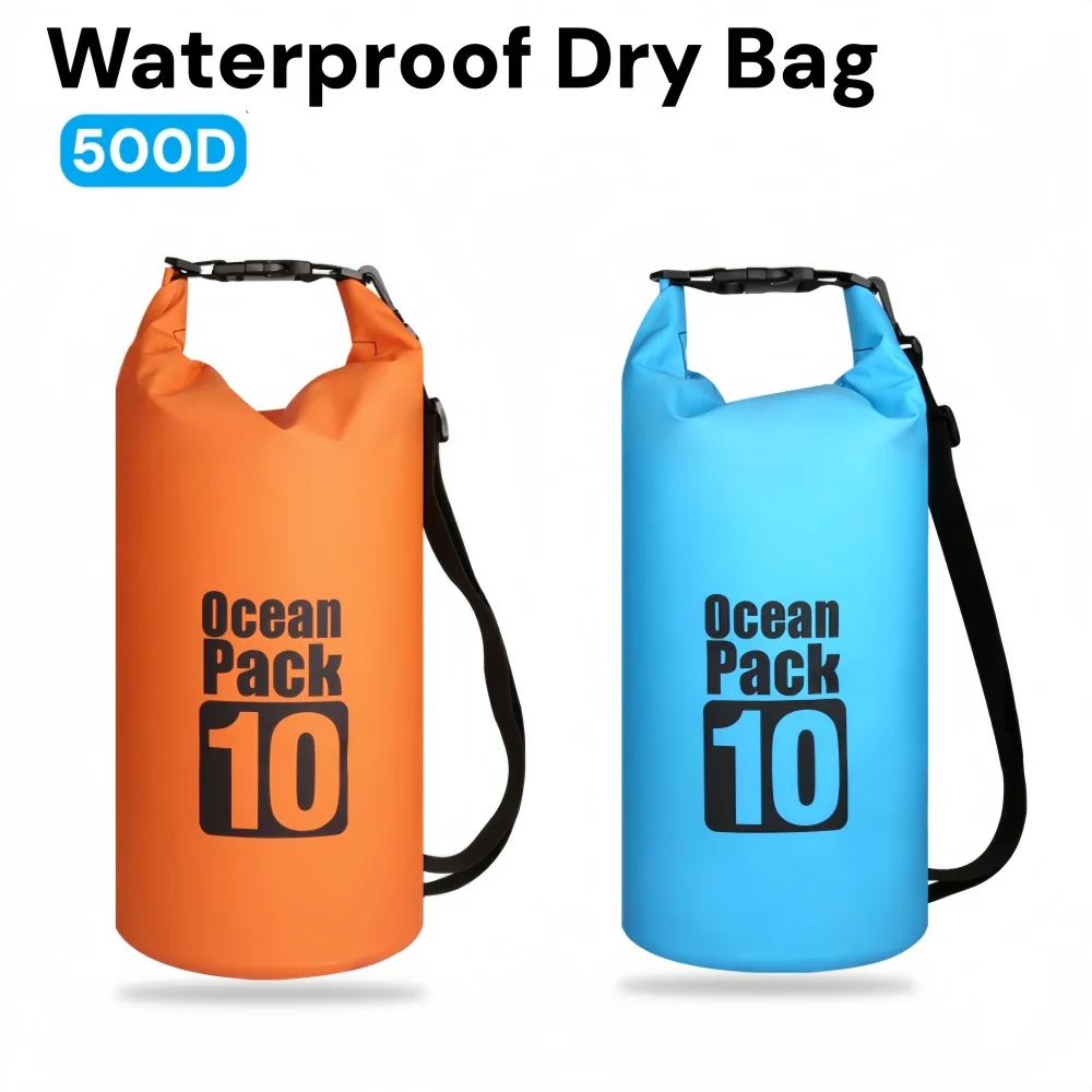Fishing Bag Waterproof - حقيبة جافة مقاومة للماء 500D، حقيبة