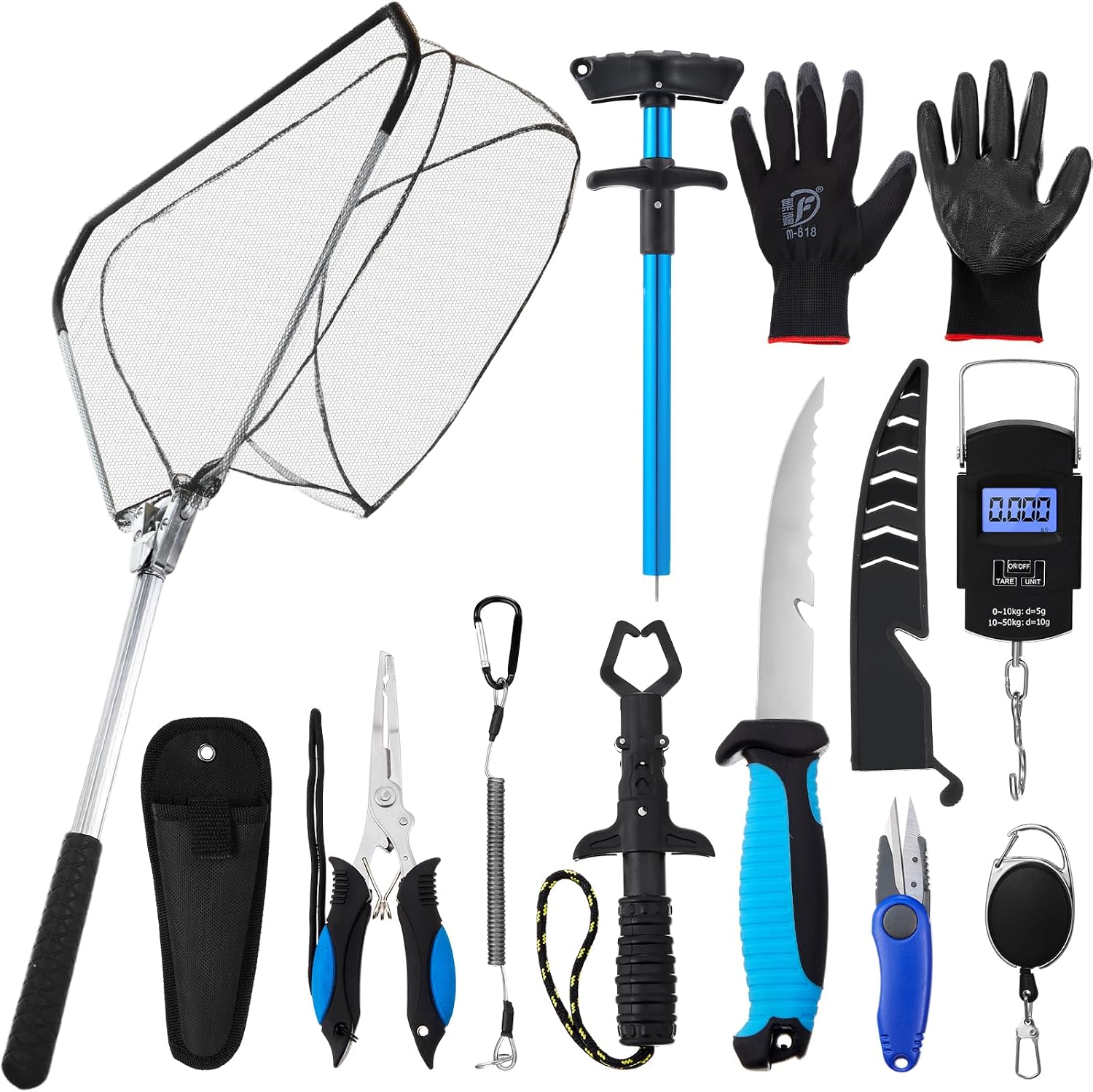 Fishing Gloves - مجموعة أدوات صيد متعددة الوظائف مكونة