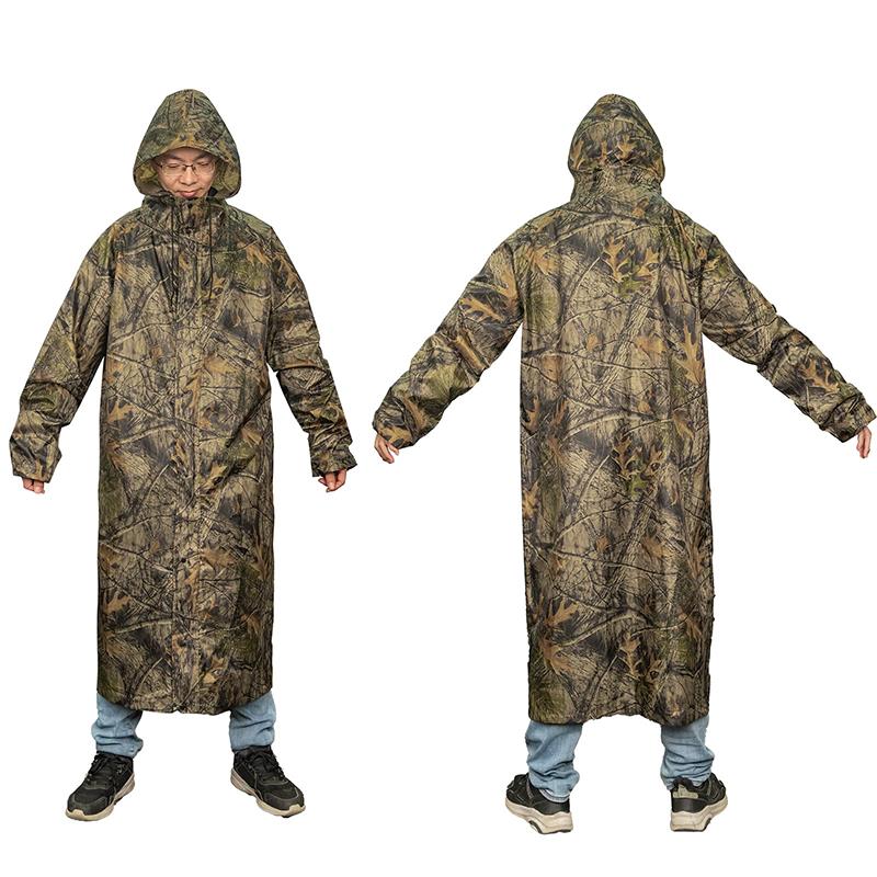 معطف مطر مموه للبالغين طويل مق - مراجعة Fishing Rain Suit وسعره