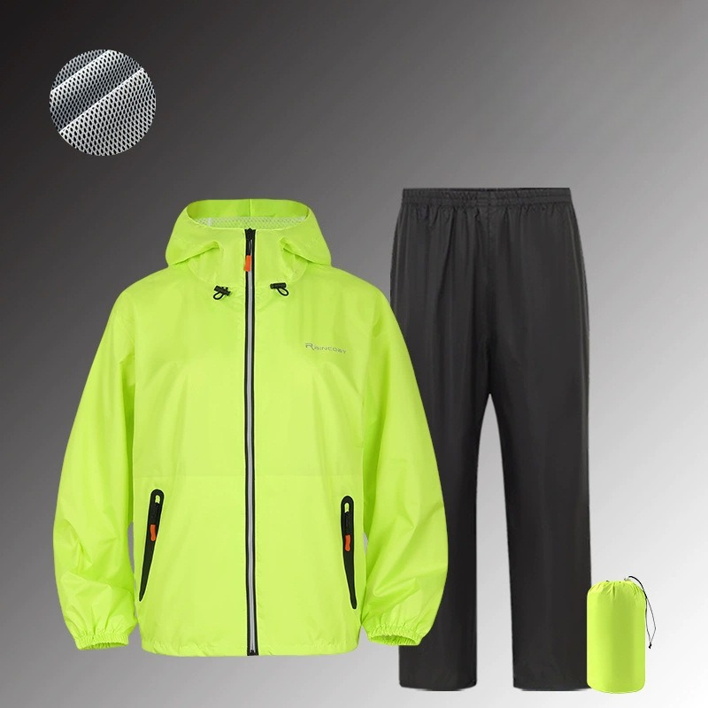 بدلة مطر كاملة مقاومة للماء مع - مراجعة Fishing Rain Suit وسعره