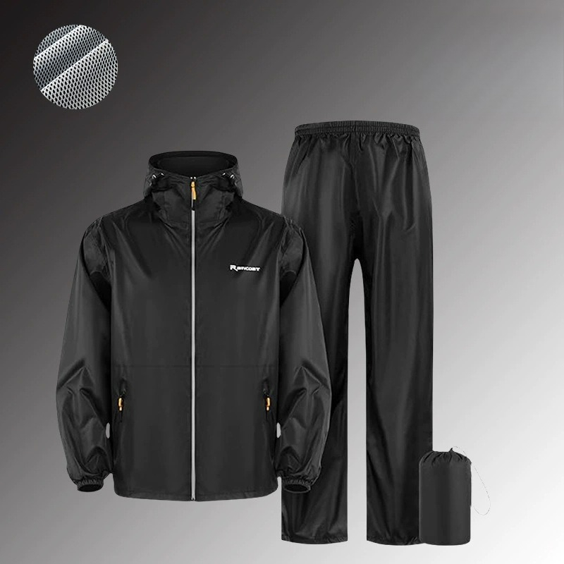بدلة مطر كاملة مقاومة للماء مع - مراجعة Fishing Rain Suit وسعره