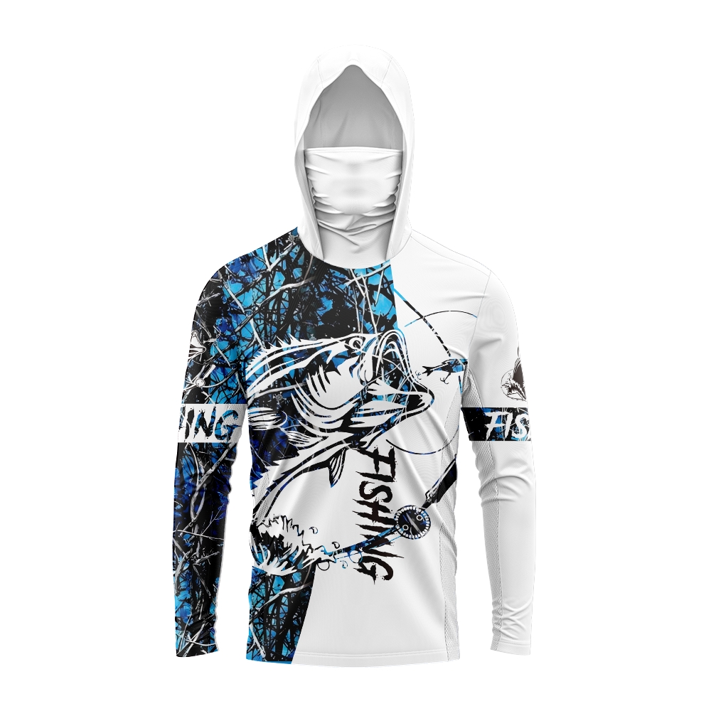 هودي للرجال بطبعة سمكة القاروص - مراجعة Fishing Hoodie وسعره