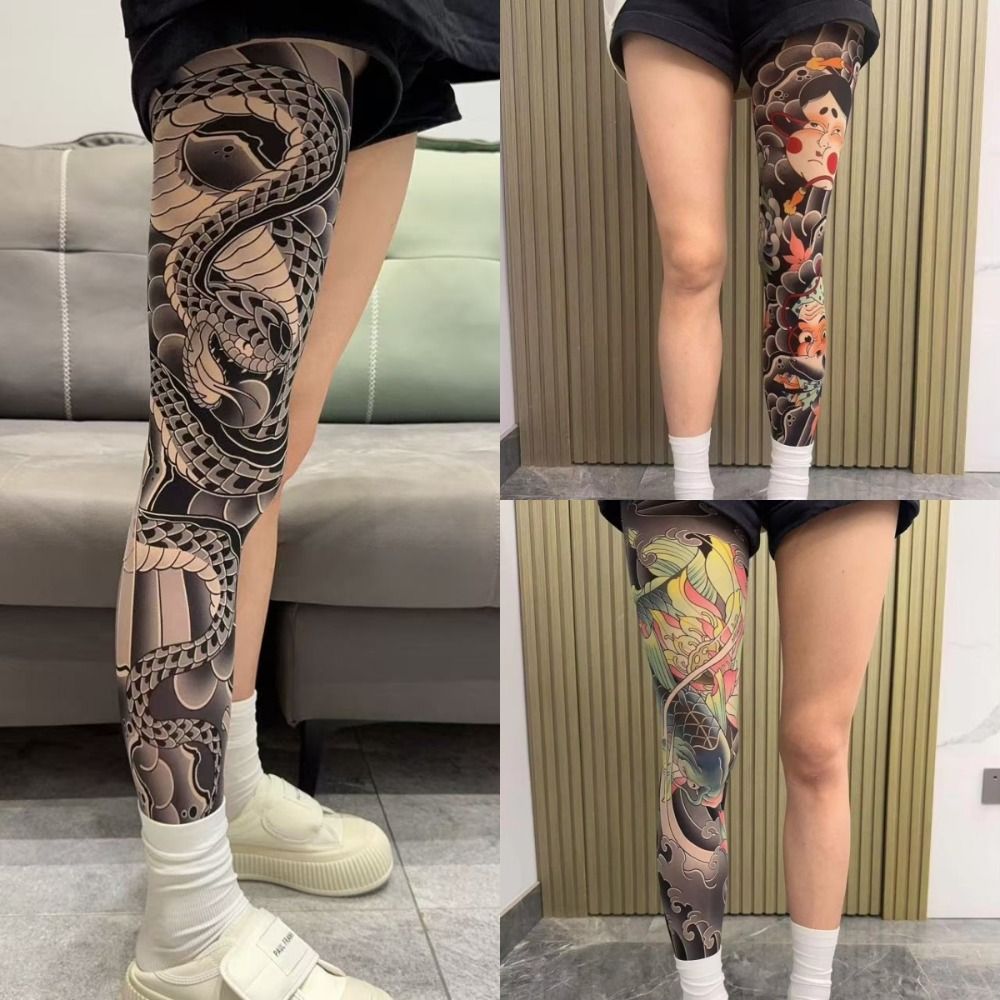 جوارب طويلة مطبوعة بتصميم وشم  - مراجعة Fishing Socks وسعره