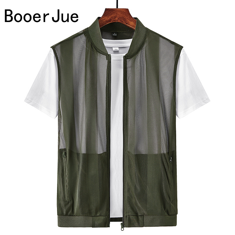 سترة صيفية رجالية شبكية مجوفة  - مراجعة Fishing Vest وسعره