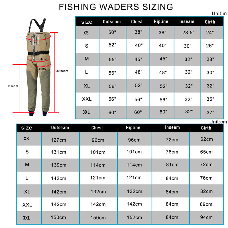 انغلق مقاوم للماء Wader دون ال - مراجعة Fishing Waders وسعره