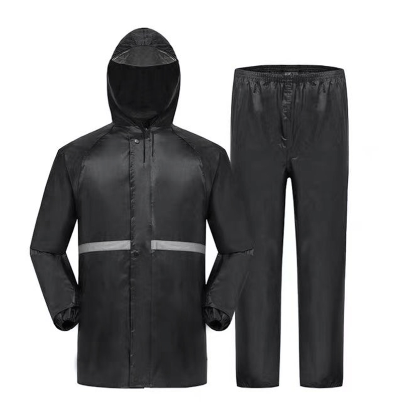 معطف مقاوم للماء بغطاء رأس وبن - مراجعة Fishing Rain Suit وسعره