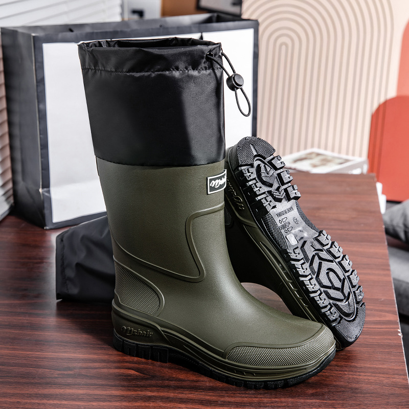 أحذية مطر رجالية مقاومة للماء  - مراجعة Fishing Boots وسعره
