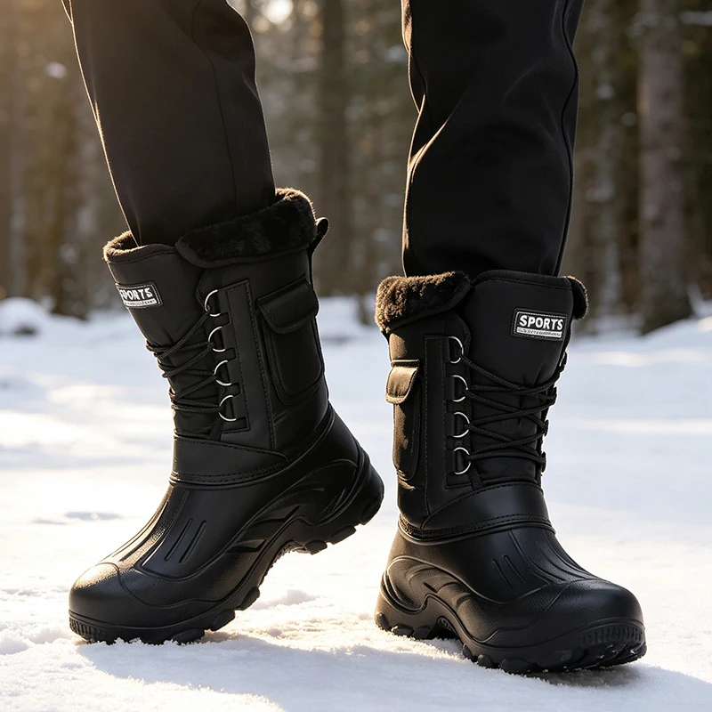 أحذية شتوية رجالية للثلج، أحذي - مراجعة Fishing Boots وسعره