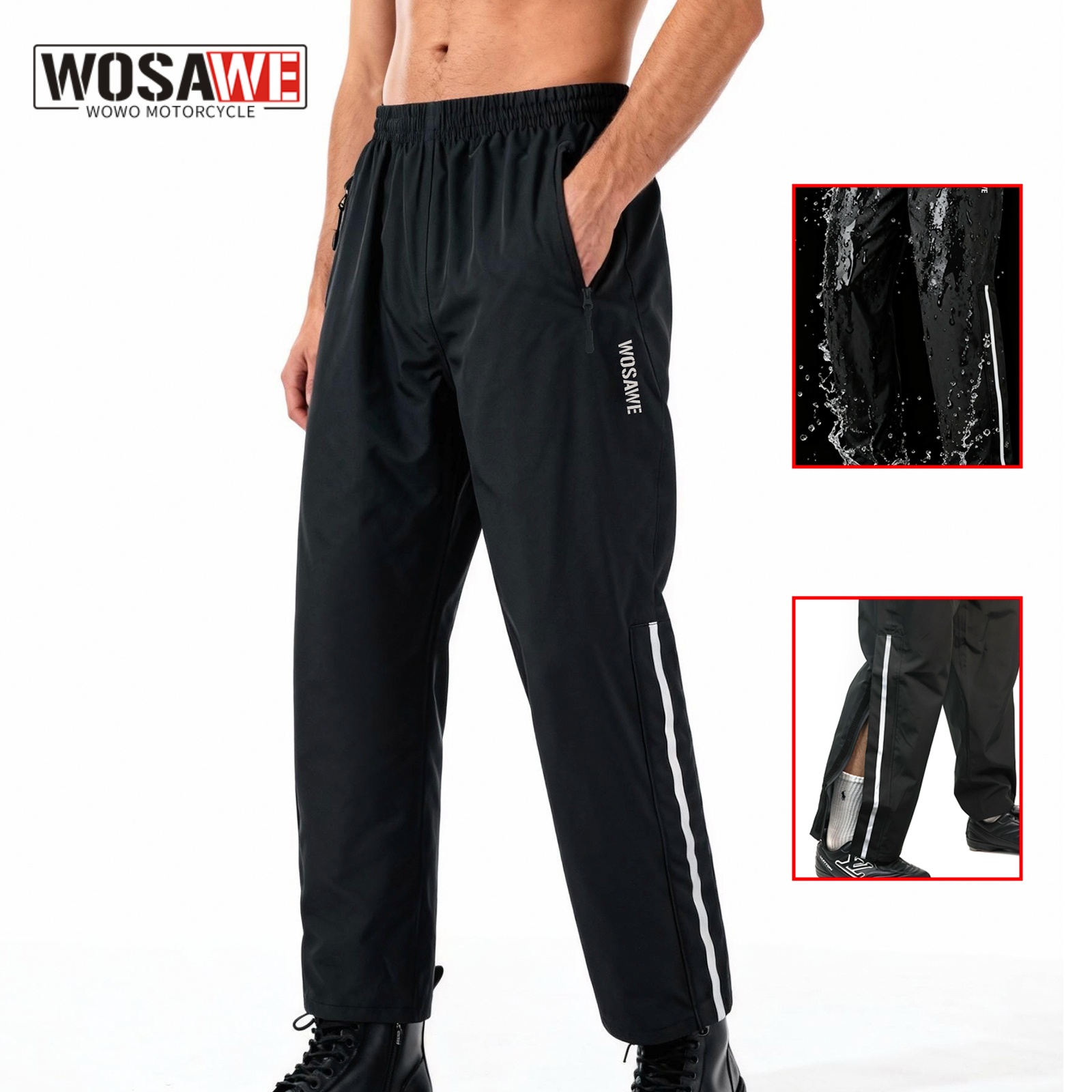WOSAWE دراجة نارية دراجة نارية - مراجعة Fishing Rain Suit وسعره