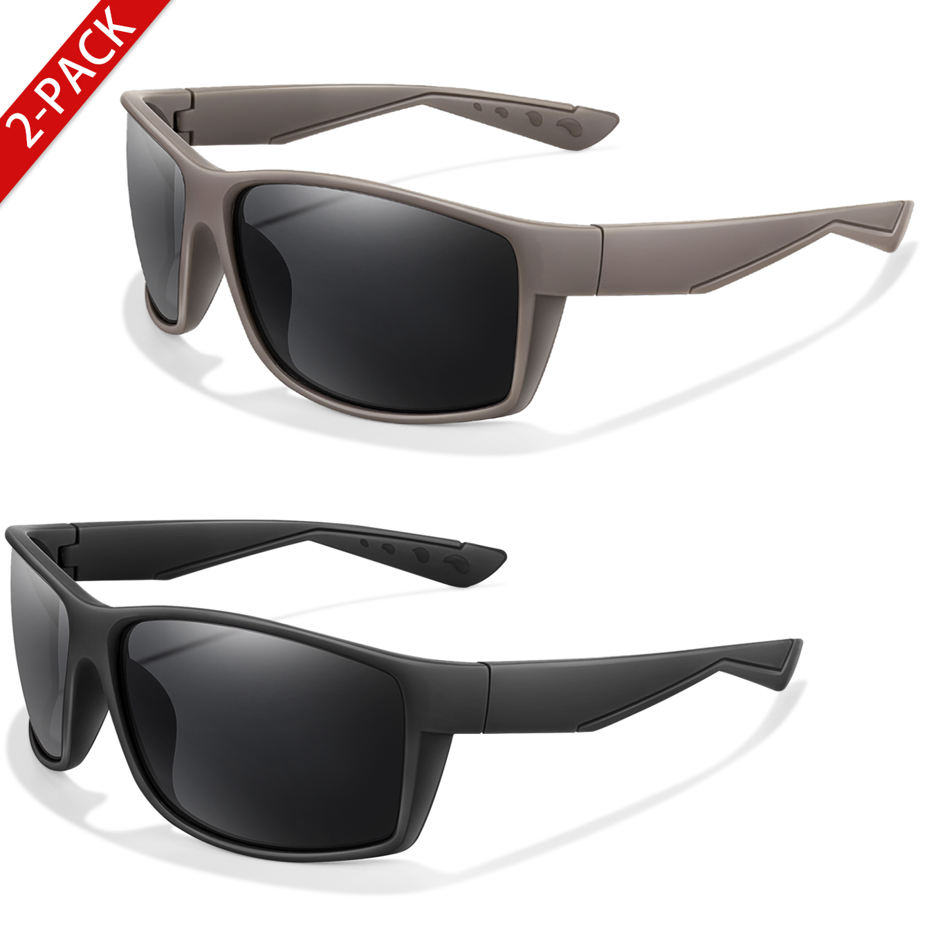 عبوتان من النظارات الشمسية الم - مراجعة Fishing Sunglasses Polarized وسعره