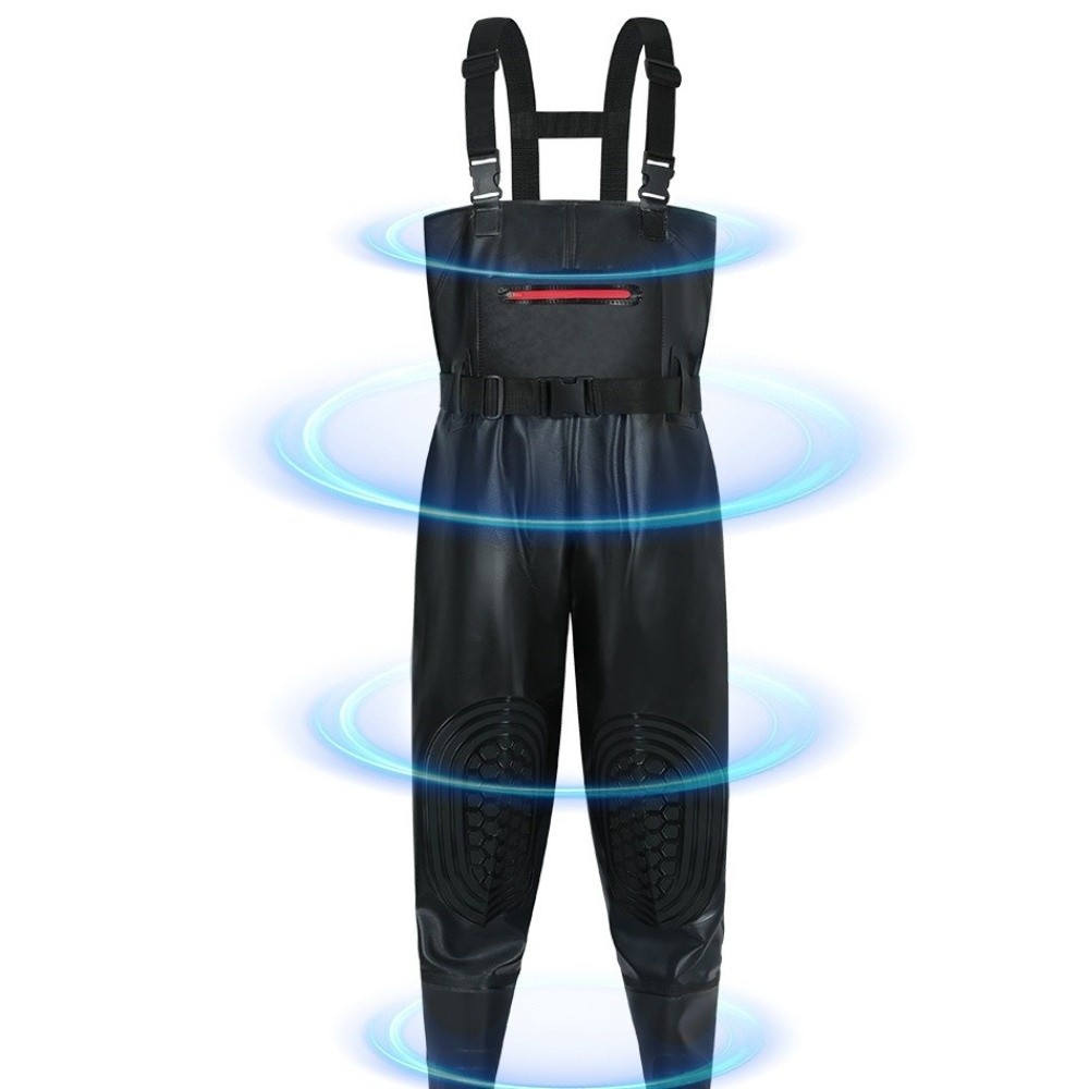 بدلة صيد مفيدة من البولي فينيل - مراجعة Fishing Pants Waterproof وسعره