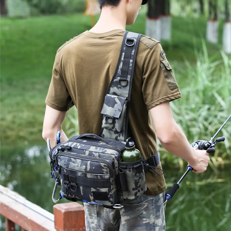 حقيبة خصر متعددة الوظائف بسعة  - مراجعة Fishing Backpack وسعره
