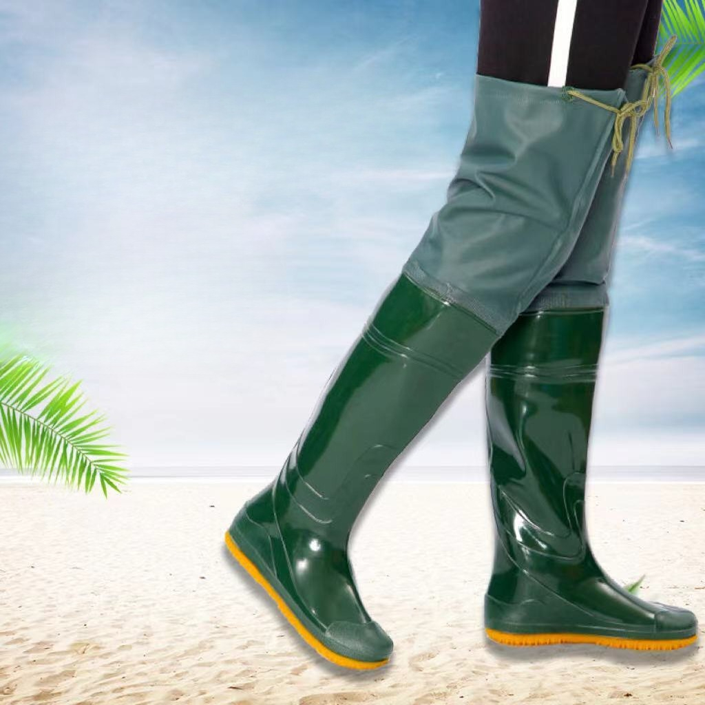 أحذية زراعية طويلة فوق الركبة  - مراجعة Fishing Waders وسعره