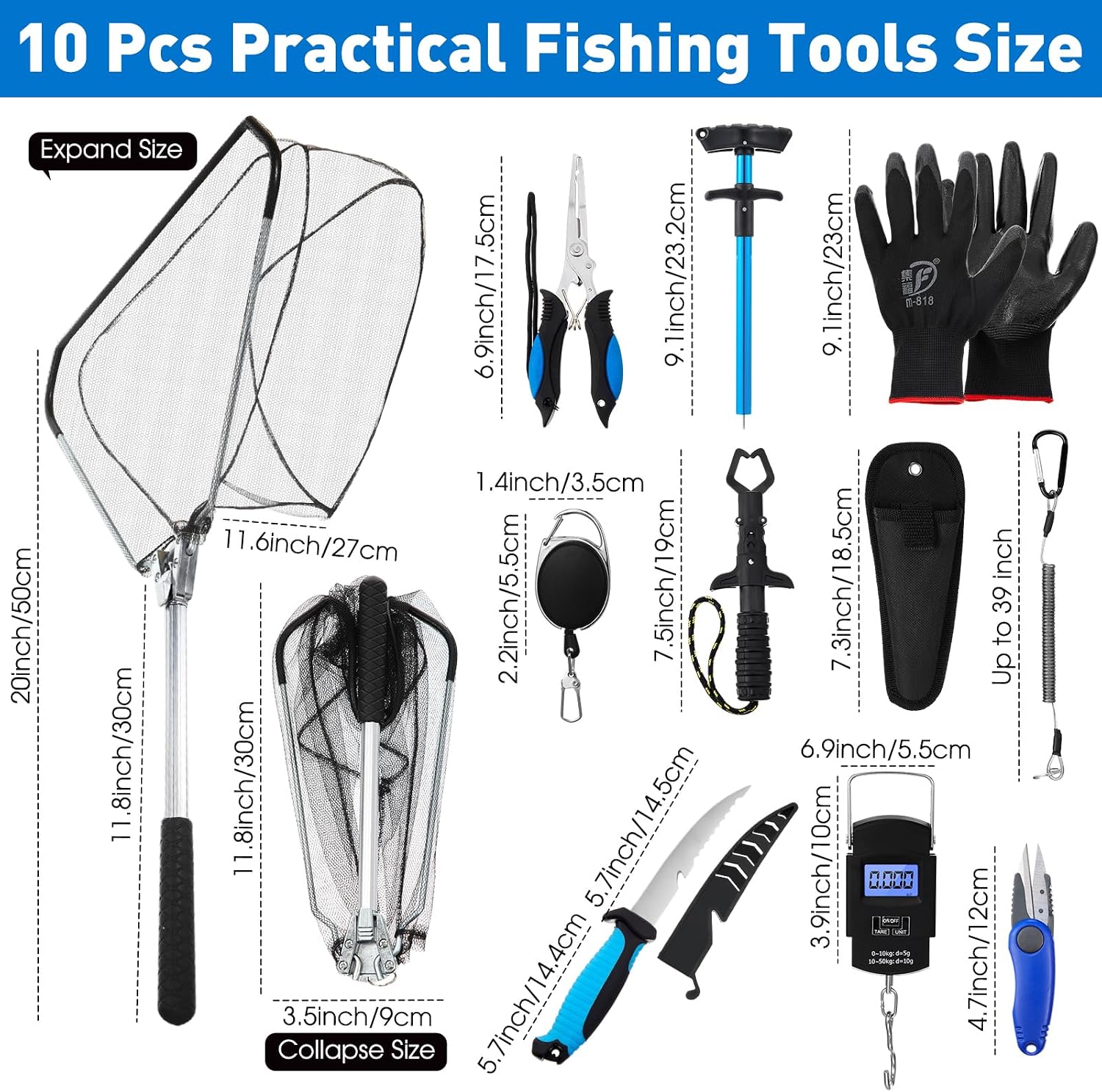 مجموعة أدوات صيد متعددة الوظائ - مراجعة Fishing Gloves وسعره