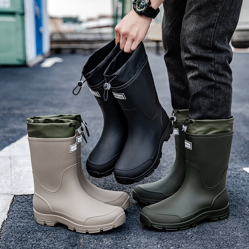 أحذية مطاطية سميكة النعل مقاوم - مراجعة Fishing Boots وسعره