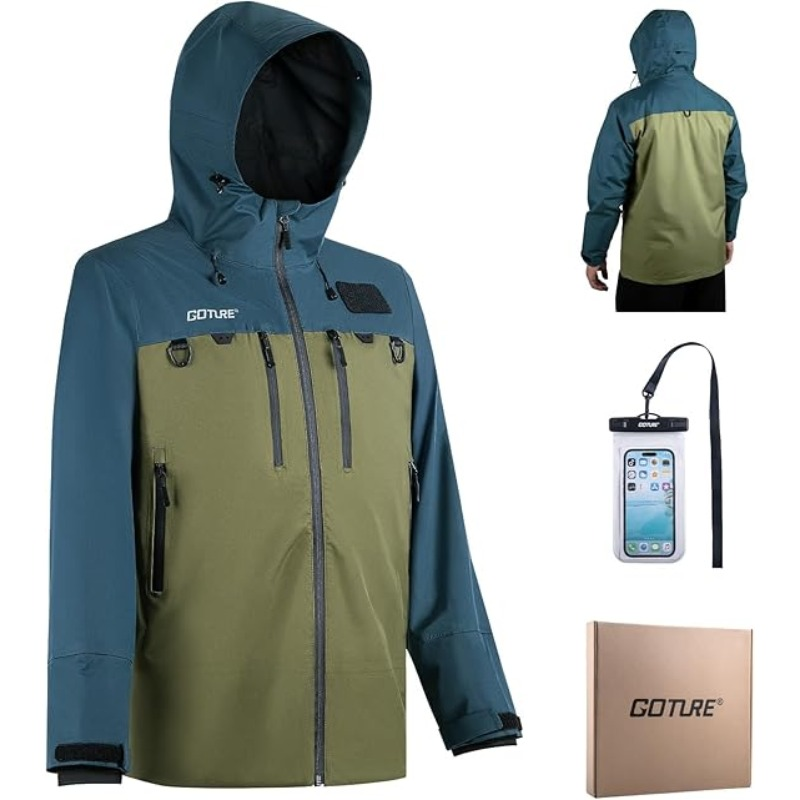 جاكيتات صيد السمك من Goture، م - مراجعة Fishing Jacket Waterproof وسعره